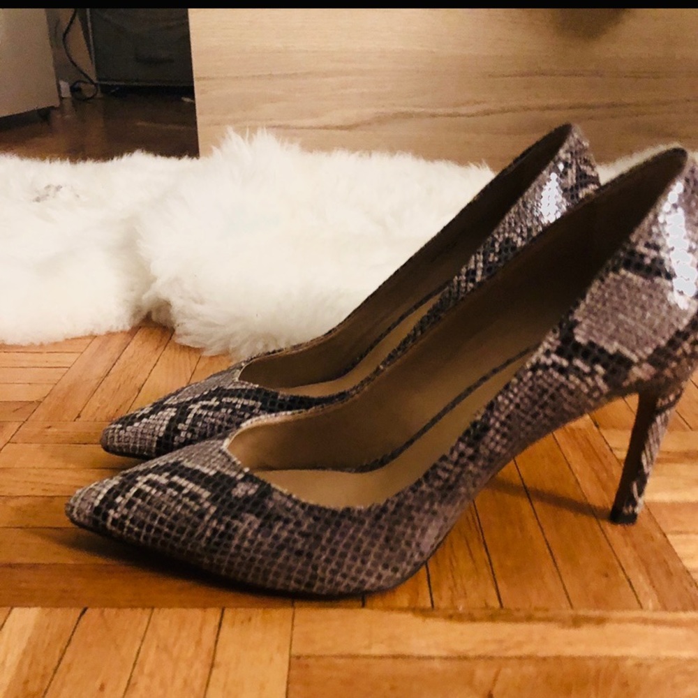 Sexy BR vegan snakeskin heels